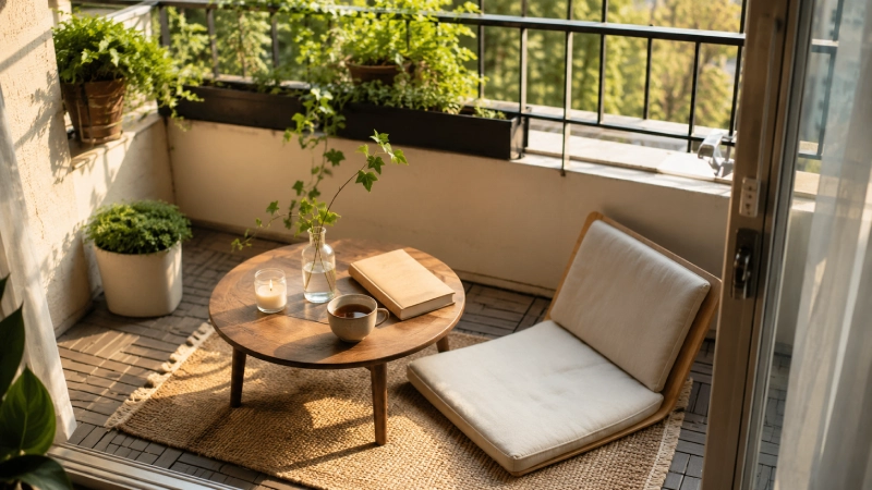 small balcony