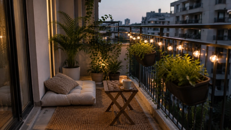 small balcony