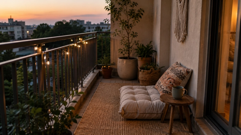 small balcony