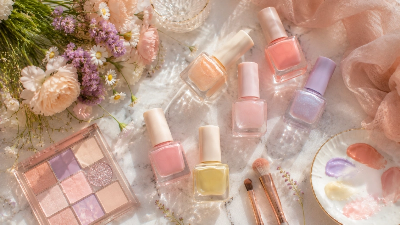 Watercolor nails