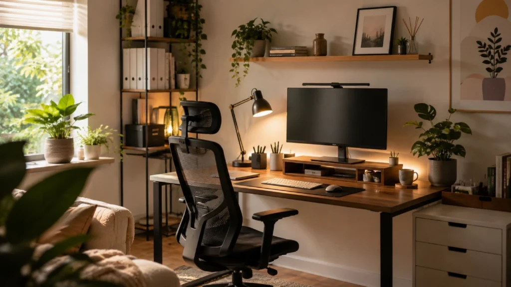 calm work corner