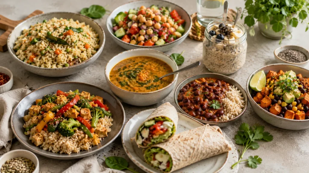 high-fiber meals